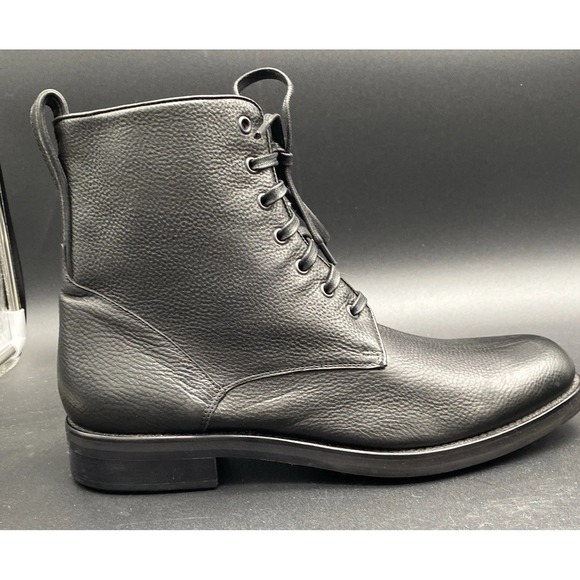 VINCE Chukka Boots Leather Black Made‎ In Italy Size 12 main image 13